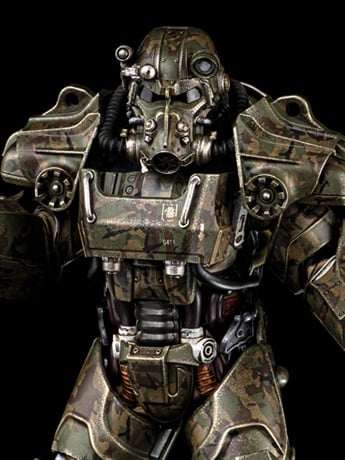 Fallout T-60 Power Armor Camouflage 1/6 Scale Figure