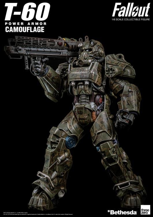Fallout T-60 Power Armor Camouflage 1/6 Scale Figure Gallery Image 22