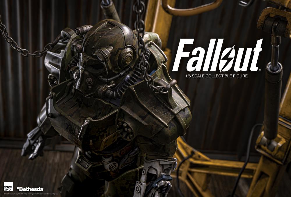 Fallout T-60 Power Armor Camouflage 1/6 Scale Figure Gallery Image 19