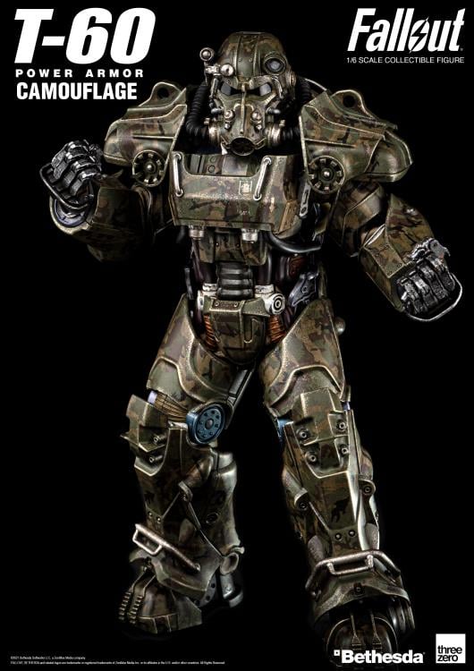 Fallout T-60 Power Armor Camouflage 1/6 Scale Figure Gallery Image 5