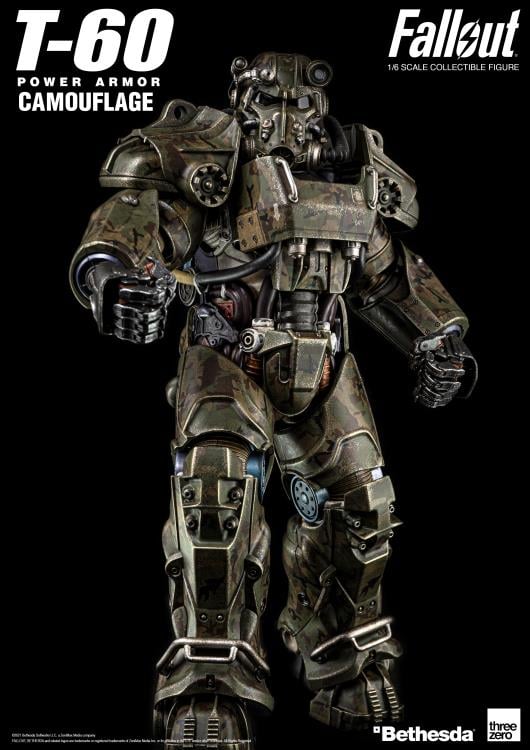 Fallout T-60 Power Armor Camouflage 1/6 Scale Figure Gallery Image 7