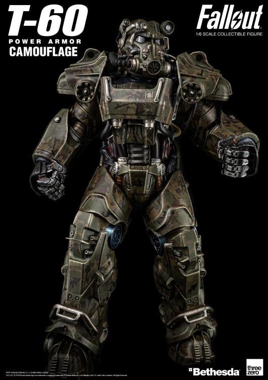 Fallout T-60 Power Armor Camouflage 1/6 Scale Figure Gallery Image 8