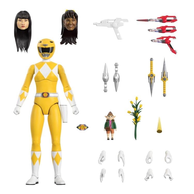 Mighty Morphin Power Rangers ULTIMATES! Yellow Ranger Gallery Image 3