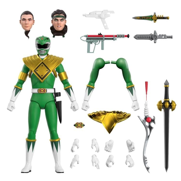 Mighty Morphin Power Rangers ULTIMATES! Green Ranger Gallery Image 4