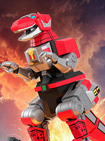 Mighty Morphin Power Rangers ULTIMATES! Tyrannosaurus Dinozord Gallery Image 2