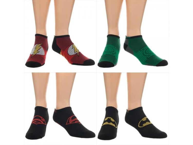 DC Comics Ankle Sock Active Four Pack Gallery Image 1