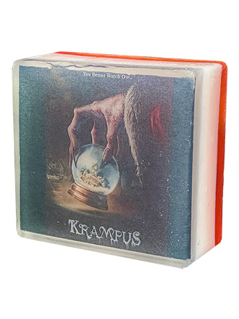 Krampus Snow Globe Poster 5.25 oz. Soap Gallery Image 2