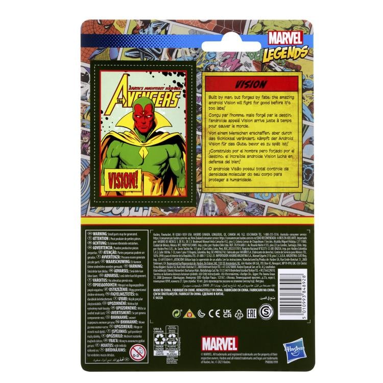 Marvel Legends Retro Collection 3.75" Vision Action Figure Gallery Image 4