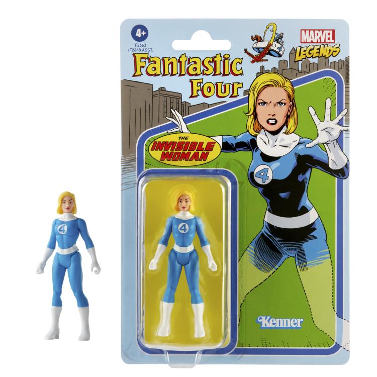Marvel Legends Retro Collection 3.75" Invisible Woman Action Figure Gallery Image 5