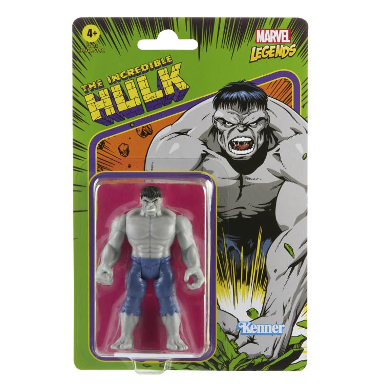 Marvel Legends Retro Collection 3.75" Grey Hulk Action Figure Gallery Image 6