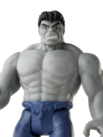 Marvel Legends Retro Collection 3.75" Grey Hulk Action Figure Gallery Image 2