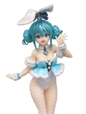 Vocaloid BiCute Bunnies Hatsune Miku White Rabbit (Pearl Color Ver.) Figure Gallery Image 2