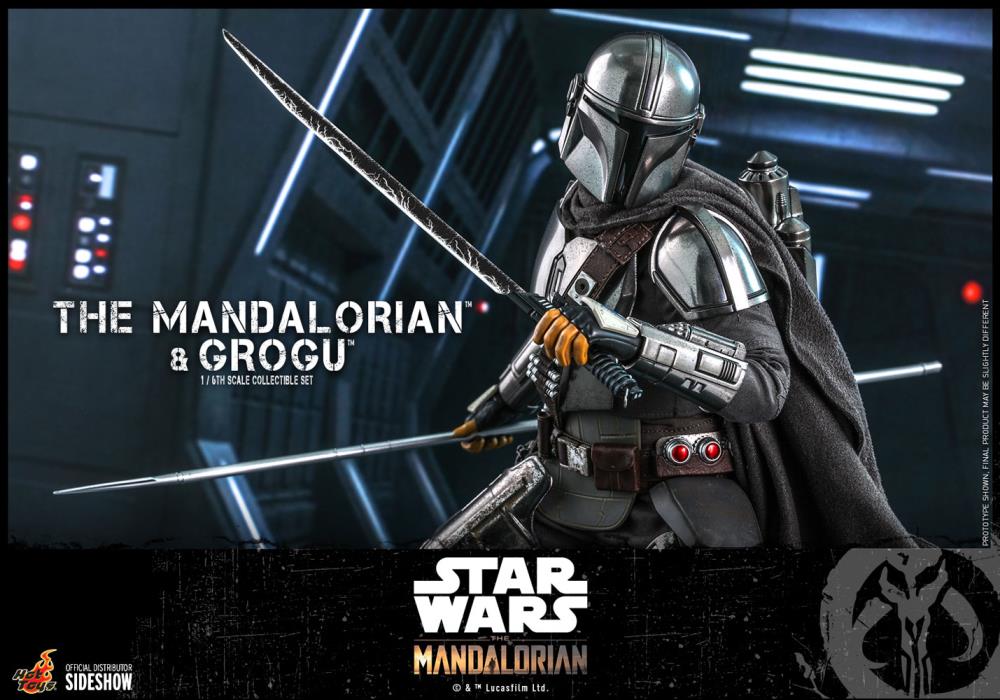 The Mandalorian TMS051 The Mandalorian and Grogu 1/6th Scale Collectible Figure Set Gallery Image 14