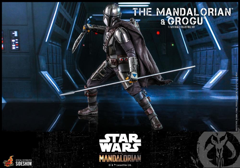The Mandalorian TMS051 The Mandalorian and Grogu 1/6th Scale Collectible Figure Set Gallery Image 11
