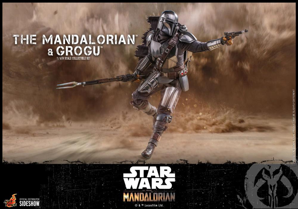 The Mandalorian TMS051 The Mandalorian and Grogu 1/6th Scale Collectible Figure Set Gallery Image 13
