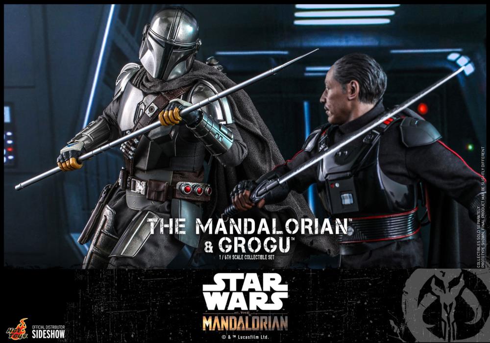 The Mandalorian TMS051 The Mandalorian and Grogu 1/6th Scale Collectible Figure Set Gallery Image 7
