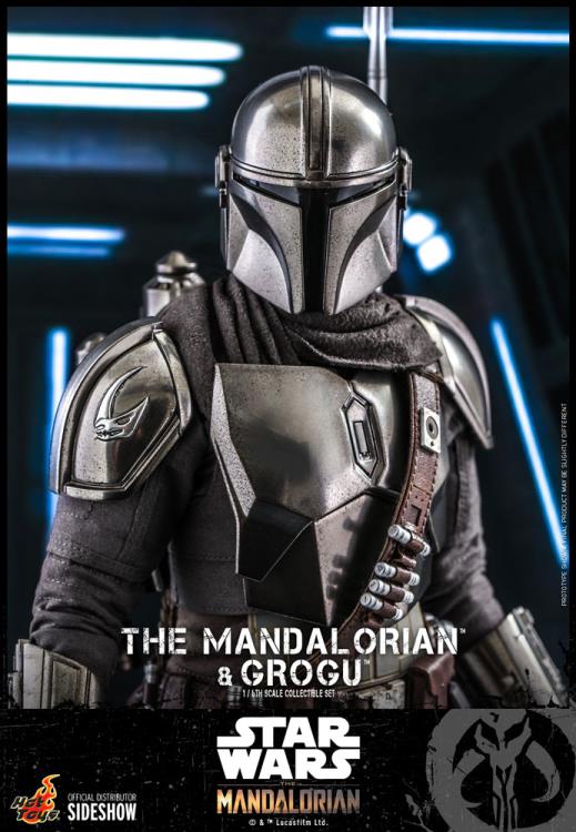 The Mandalorian TMS051 The Mandalorian and Grogu 1/6th Scale Collectible Figure Set Gallery Image 6