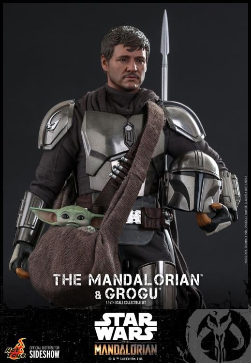 The Mandalorian TMS051 The Mandalorian and Grogu 1/6th Scale Collectible Figure Set Gallery Image 4