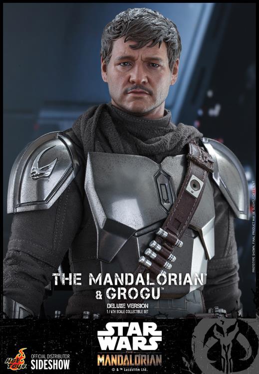 The Mandalorian TMS052 The Mandalorian and Grogu 1/6th Scale Deluxe Collectible Figure Set Gallery Image 13
