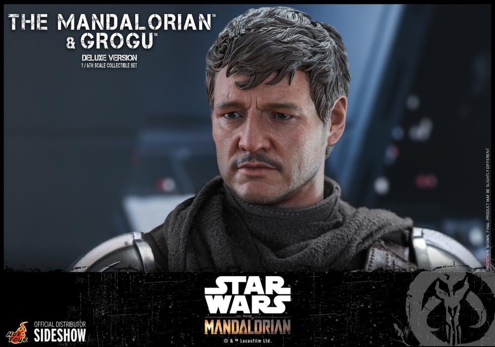 The Mandalorian TMS052 The Mandalorian and Grogu 1/6th Scale Deluxe Collectible Figure Set Gallery Image 20