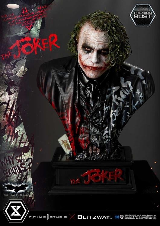 The Dark Knight Museum Masterline The Joker 1/3 Scale Bust Gallery Image 4