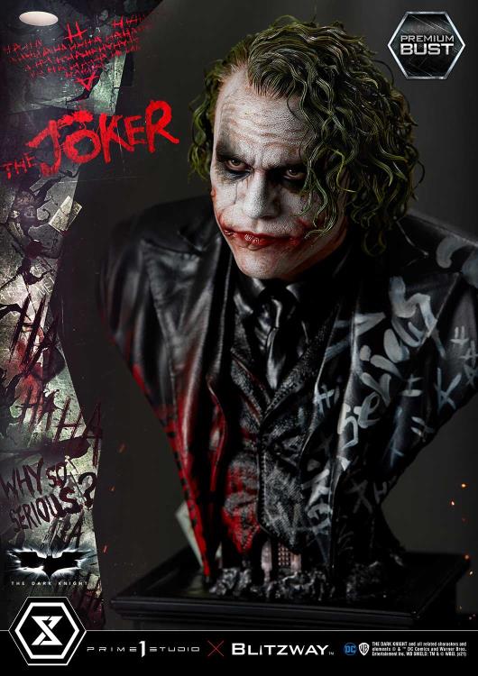 The Dark Knight Museum Masterline The Joker 1/3 Scale Bust Gallery Image 10