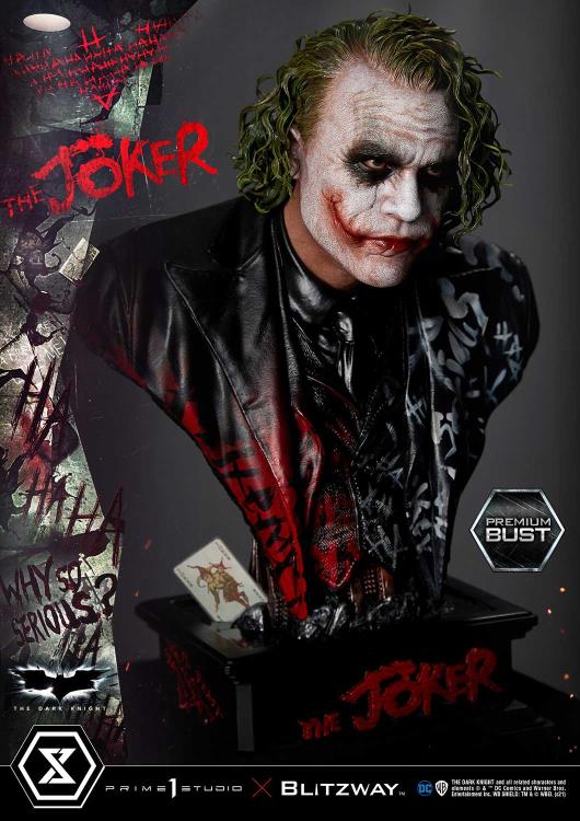 The Dark Knight Museum Masterline The Joker 1/3 Scale Bust Gallery Image 13