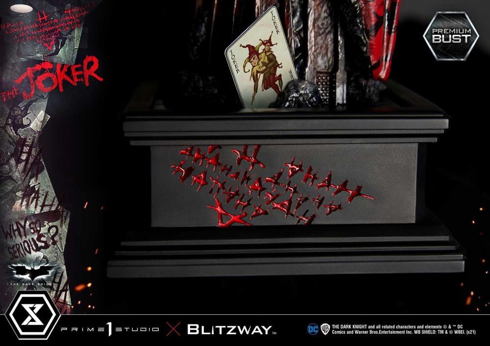 The Dark Knight Museum Masterline The Joker 1/3 Scale Bust Gallery Image 23