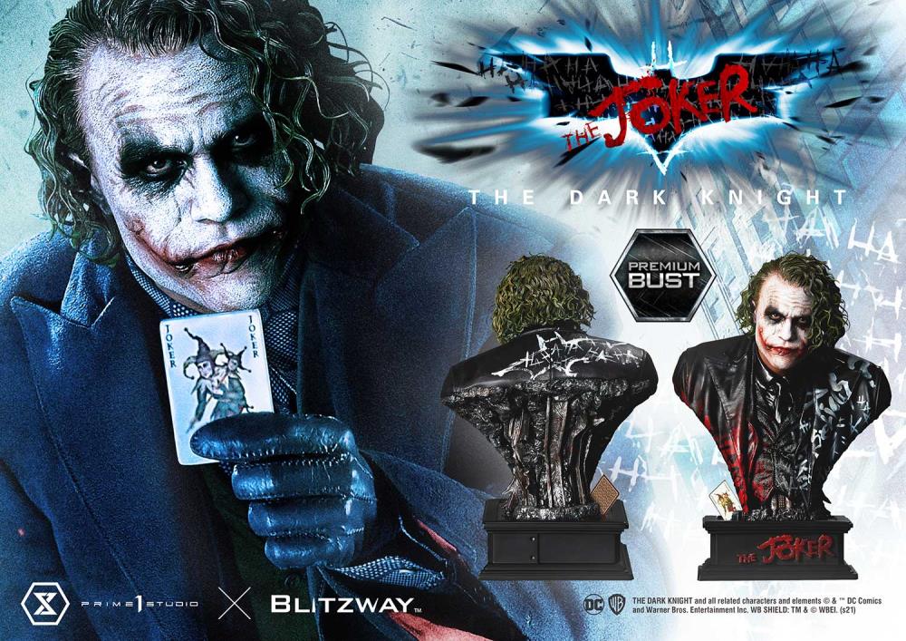 The Dark Knight Museum Masterline The Joker 1/3 Scale Bust Gallery Image 3