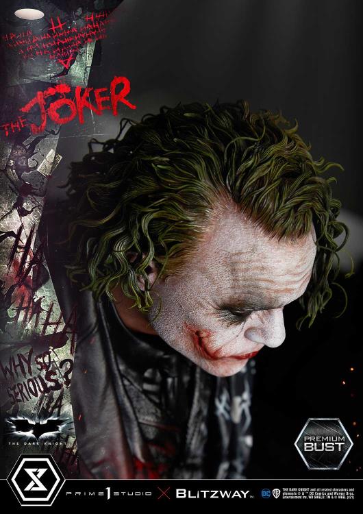 The Dark Knight Museum Masterline The Joker 1/3 Scale Bust Gallery Image 17