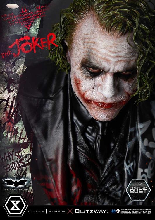 The Dark Knight Museum Masterline The Joker 1/3 Scale Bust Gallery Image 15