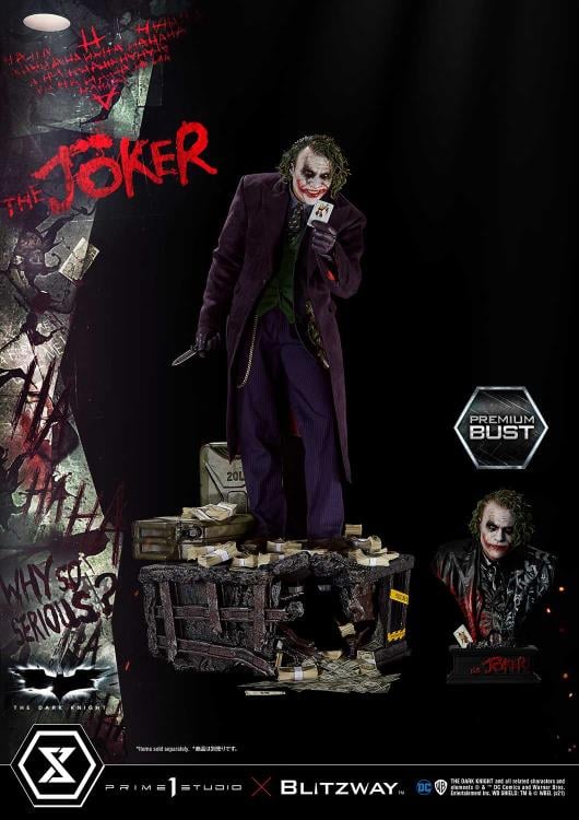The Dark Knight Museum Masterline The Joker 1/3 Scale Bust Gallery Image 25