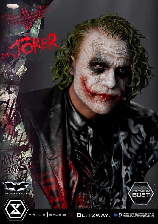 The Dark Knight Museum Masterline The Joker 1/3 Scale Bust Gallery Image 12