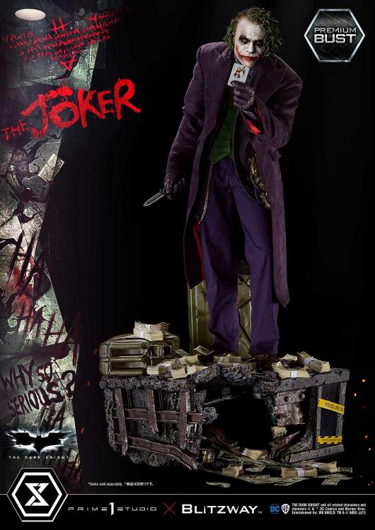 The Dark Knight Museum Masterline The Joker 1/3 Scale Bust Gallery Image 26