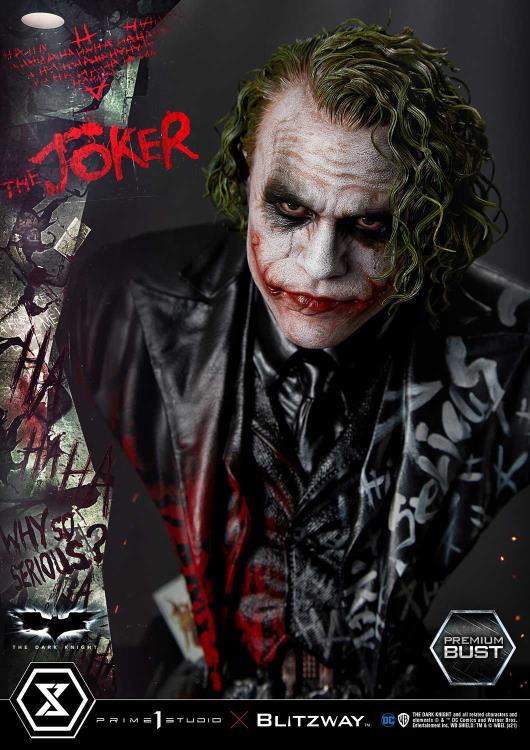 The Dark Knight Museum Masterline The Joker 1/3 Scale Bust Gallery Image 11