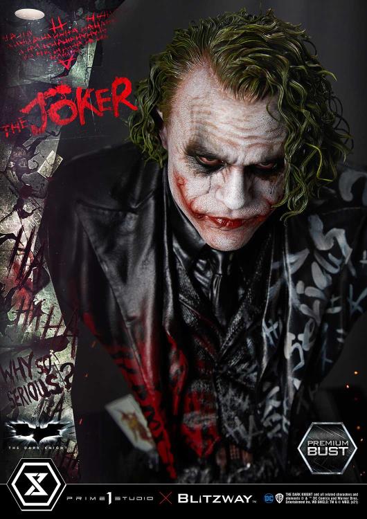 The Dark Knight Museum Masterline The Joker 1/3 Scale Bust Gallery Image 14
