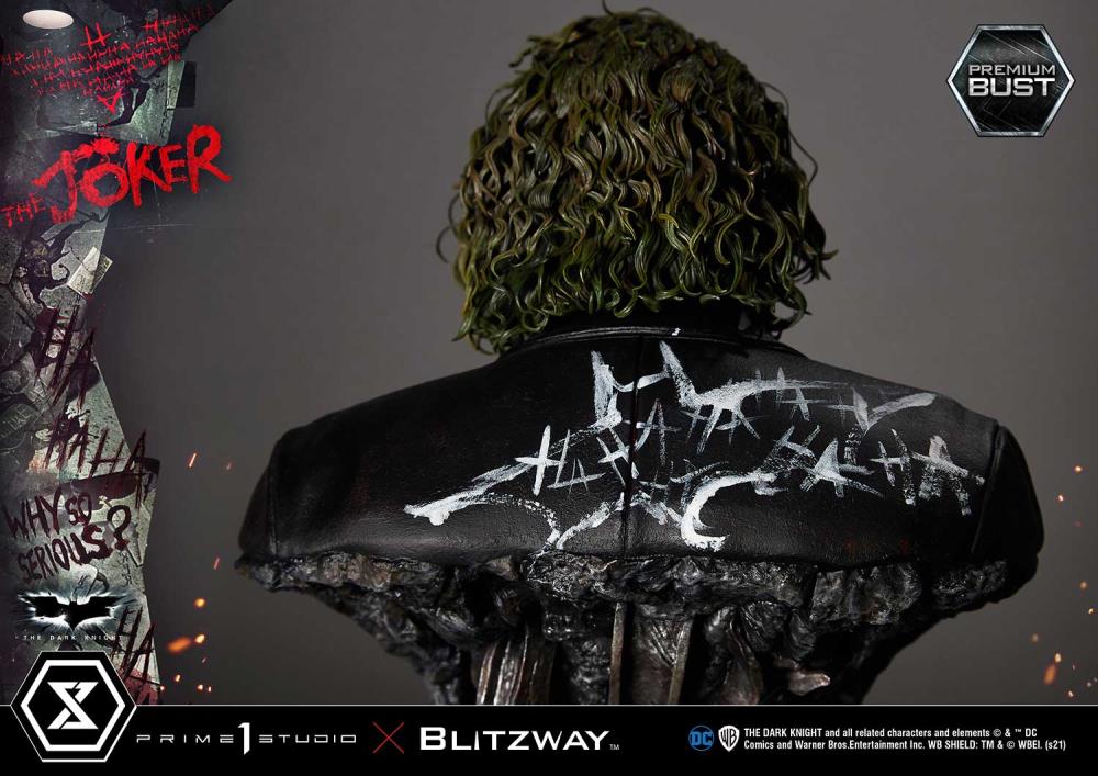 The Dark Knight Museum Masterline The Joker 1/3 Scale Bust Gallery Image 22