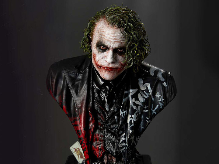 The Dark Knight Museum Masterline The Joker 1/3 Scale Bust Gallery Image 1
