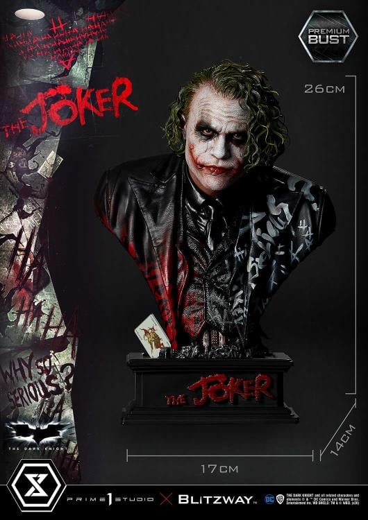 The Dark Knight Museum Masterline The Joker 1/3 Scale Bust Gallery Image 20