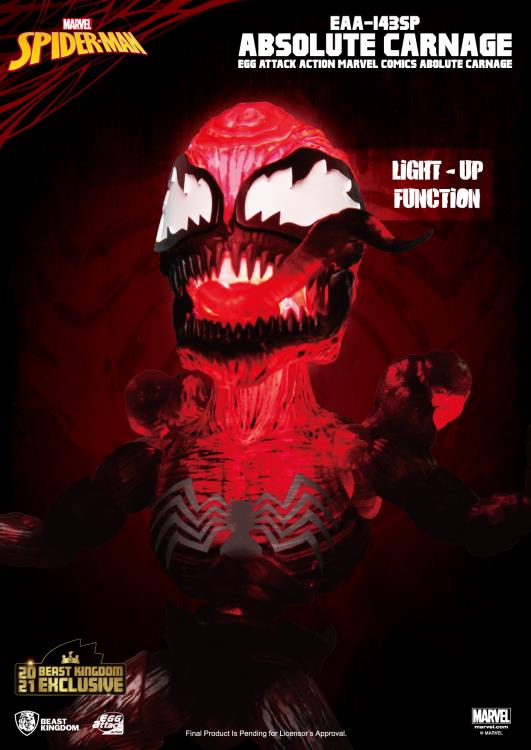 Marvel Comics Egg Attack Action EAA-143SP Carnage 2021 Summer Exclusive Figure Gallery Image 8
