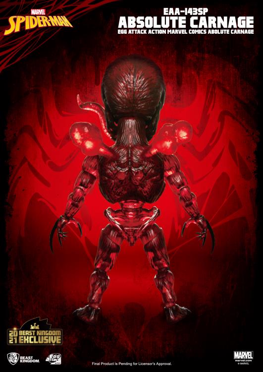 Marvel Comics Egg Attack Action EAA-143SP Carnage 2021 Summer Exclusive Figure Gallery Image 5