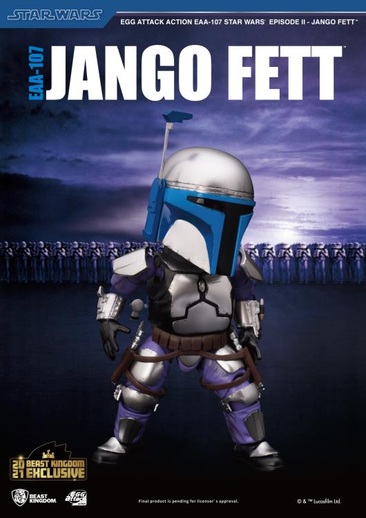 Star Wars: Attack of the Clones Egg Attack Action EAA-107SP Jango Fett 2021 Summer Exclusive Figure Gallery Image 7