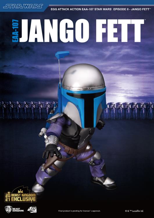 Star Wars: Attack of the Clones Egg Attack Action EAA-107SP Jango Fett 2021 Summer Exclusive Figure Gallery Image 6