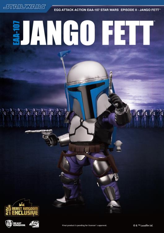 Star Wars: Attack of the Clones Egg Attack Action EAA-107SP Jango Fett 2021 Summer Exclusive Figure Gallery Image 8
