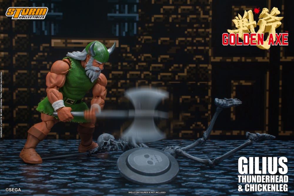 Golden Axe Gilius Thunderhead & Chickenleg 1/12 Scale Action Figure Set Gallery Image 10