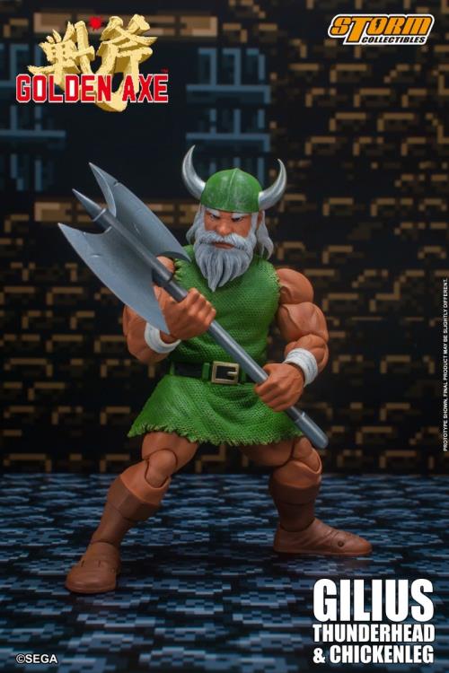 Golden Axe Gilius Thunderhead & Chickenleg 1/12 Scale Action Figure Set Gallery Image 5