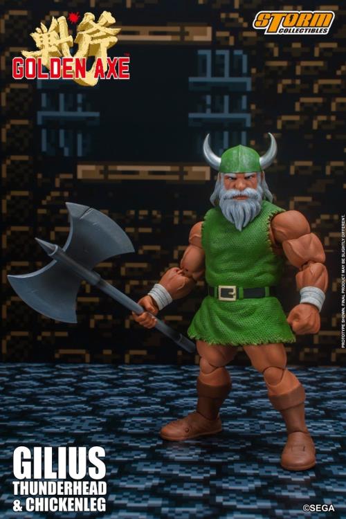 Golden Axe Gilius Thunderhead & Chickenleg 1/12 Scale Action Figure Set Gallery Image 3