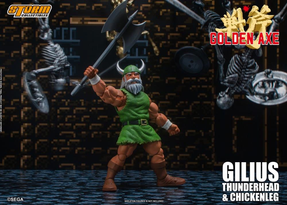 Golden Axe Gilius Thunderhead & Chickenleg 1/12 Scale Action Figure Set Gallery Image 11