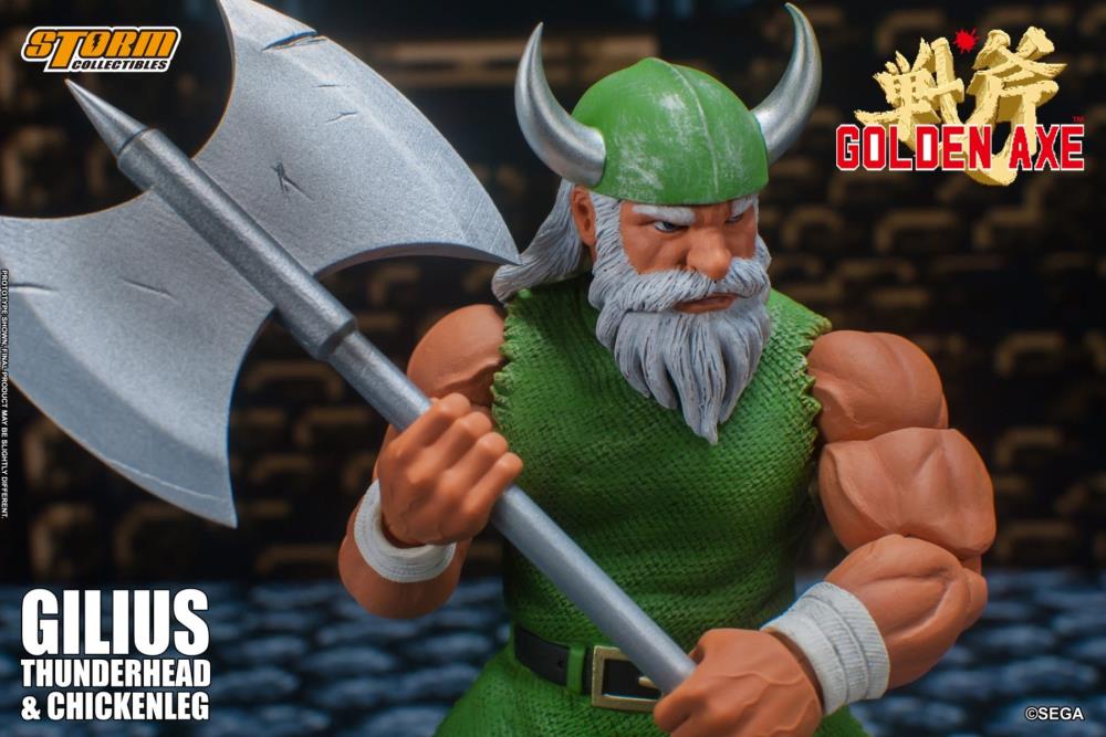 Golden Axe Gilius Thunderhead & Chickenleg 1/12 Scale Action Figure Set Gallery Image 6