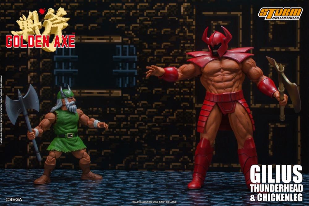 Golden Axe Gilius Thunderhead & Chickenleg 1/12 Scale Action Figure Set Gallery Image 16